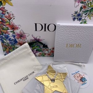 Dior 2023 star charm / ornament & gift bag, and Dust bag